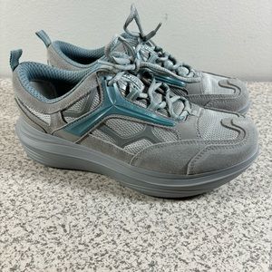 Kybun Uster Shoes Women's Size US 10 Cyan Gray Italy Comfort Sneaker KyBoot